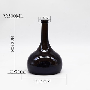 500ml���μt��ƿ���i����ƿխ��16oz���Ѿ�ƿ ��ɫ�R��ľˮ��ƿ