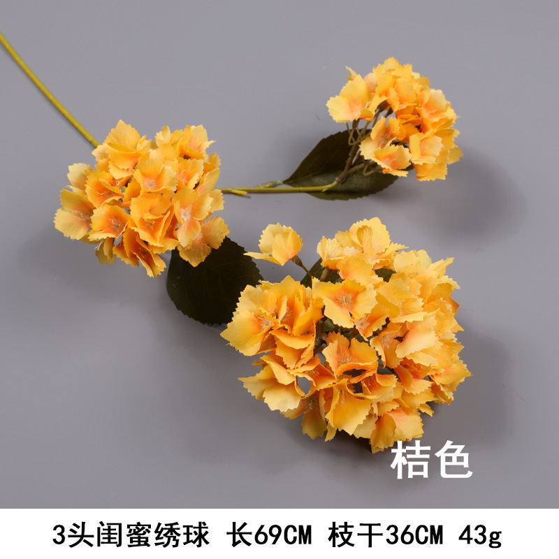 造花のアジサイのウェディングシーン装飾、花束、造花ブーケ、アジサイの造花、造花ブーケ、造花|undefined