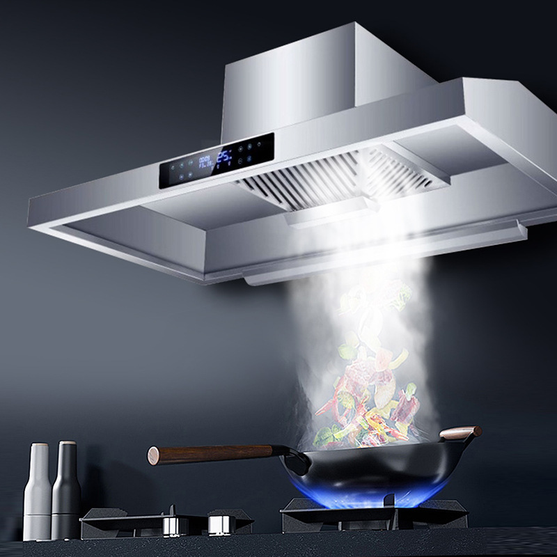 油烟机商用不锈钢排烟罩一体抽油排油烟机