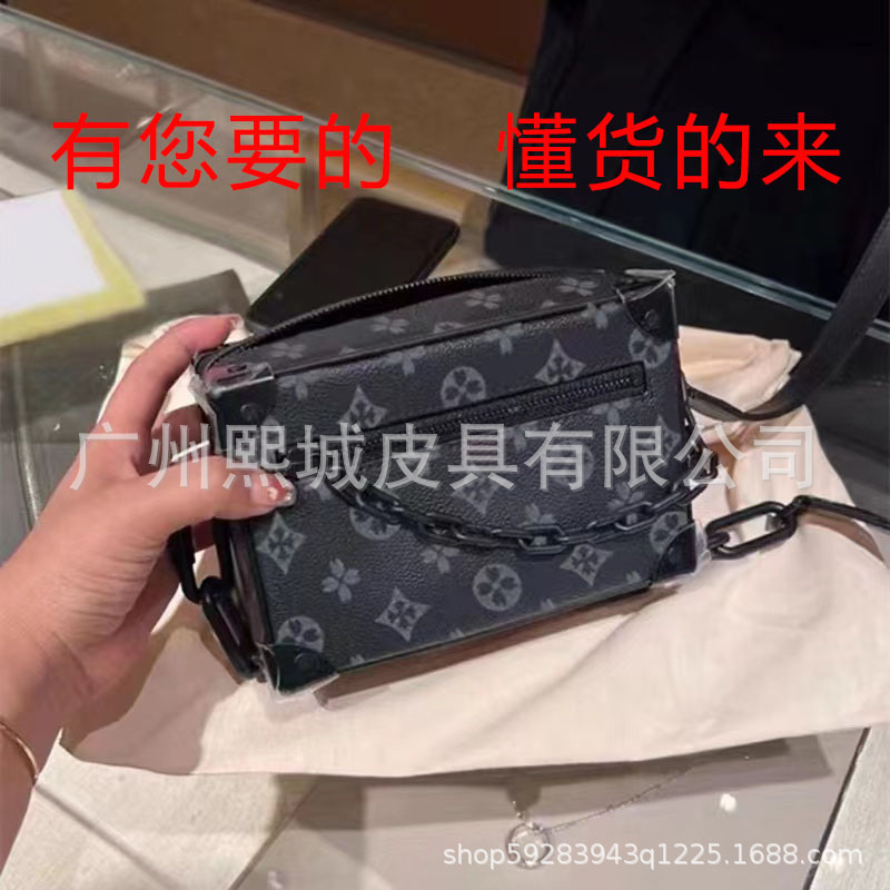ヨーロッパとアメリカのファッション本革バゲットバッグ女性のサドルバッグ小さな香りのシープスキンチェーンメッセンジャー老眼バッグ秋と冬の新しいスタイル|undefined