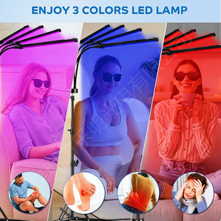 Amazon 4-Head Led Bracket Physiotherapy Lamp Beauty Physiotherapy Lamp 660Nm850Nm415Nm Infrared Beauty Instrument Lamp