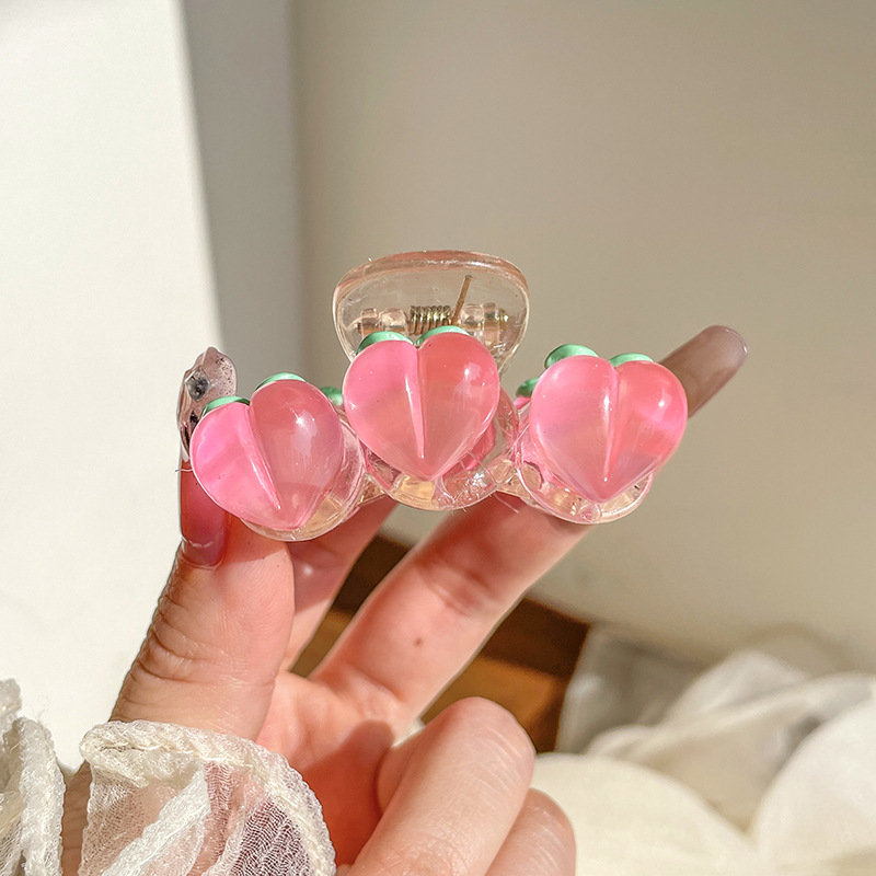 Celebridad de Internet 2024 Nueva horquilla pequeño clip de tiburón grano clip de cabeza de bola baja