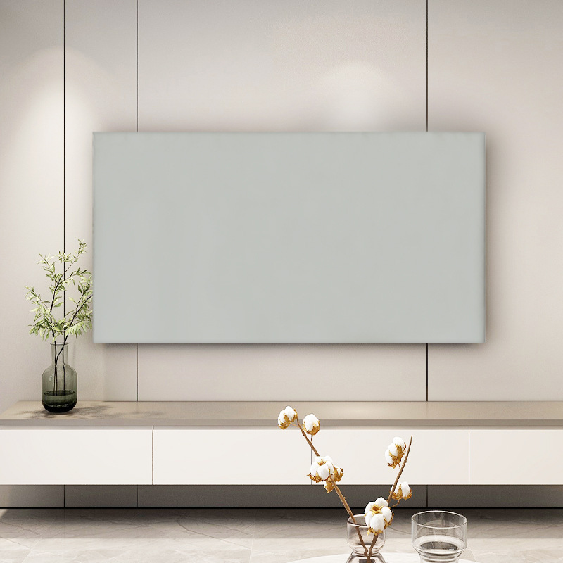 純色工業風テレビカバー無地高級感防塵カバー吊り式デスクトップ共通|undefined