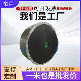 定制橡胶尼龙输送带工业输送带传送带阻燃运输带聚酯帆布传送带
