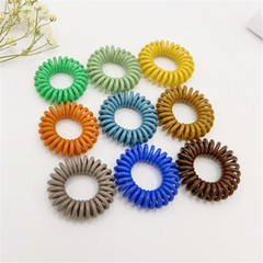 Children's colorful phone cord hair tie wholesale stall accessories hair ribbon hair accessories foreign trade rubber bands