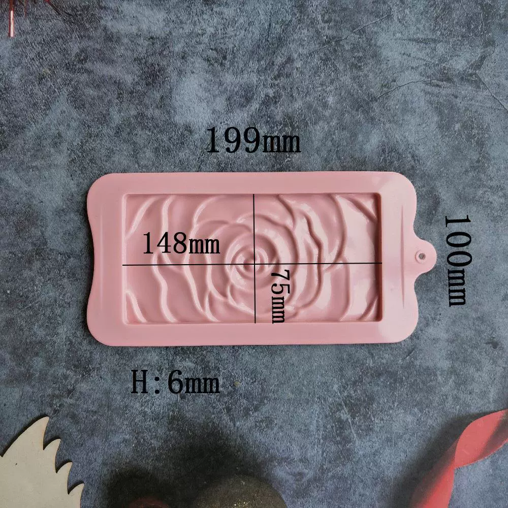 Акриловая силиконовая форма содержит розу, 3D, DIY