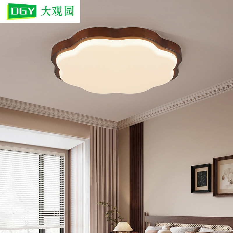 lámpara de techo del dormitorio lámpara de habitación 2026 nuevo retro duraco nuevo estilo chino nube lámpara de protección de ojos de la habitación de niños L335