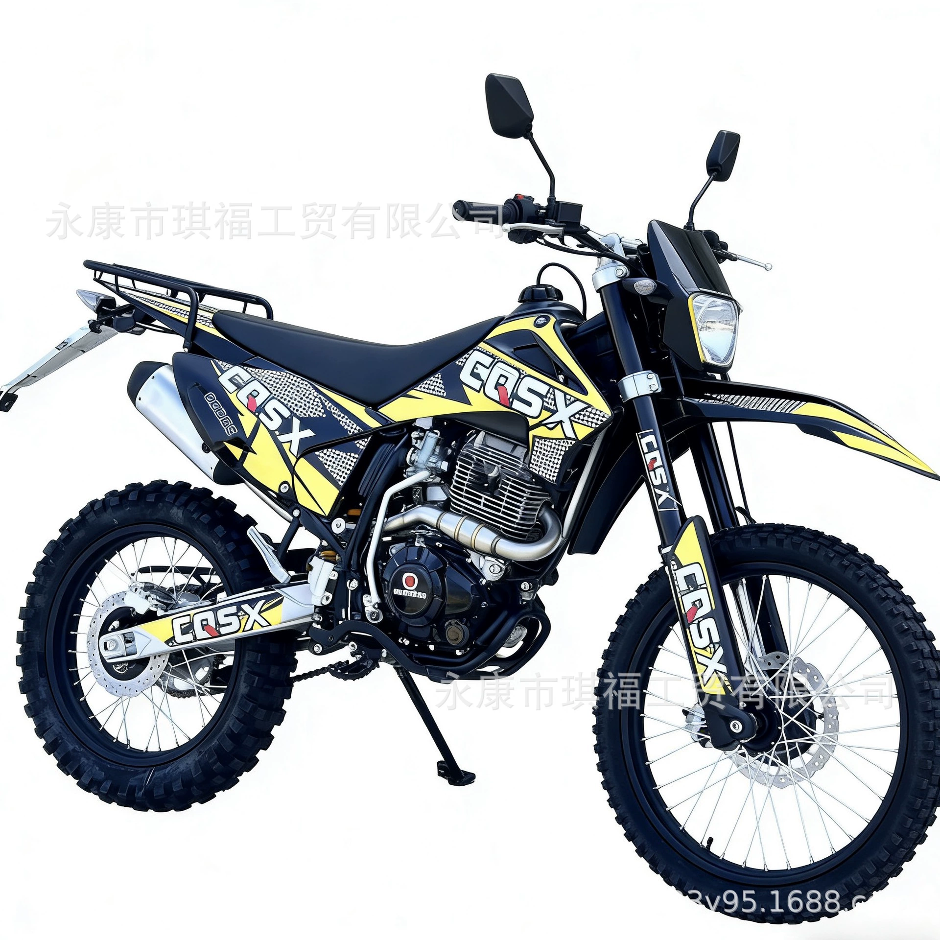Четырехтактный 300cc бензиновый мотоцикл для взрослых с двумя колесами внедорожник, внедорожный высокий заезд, cqр