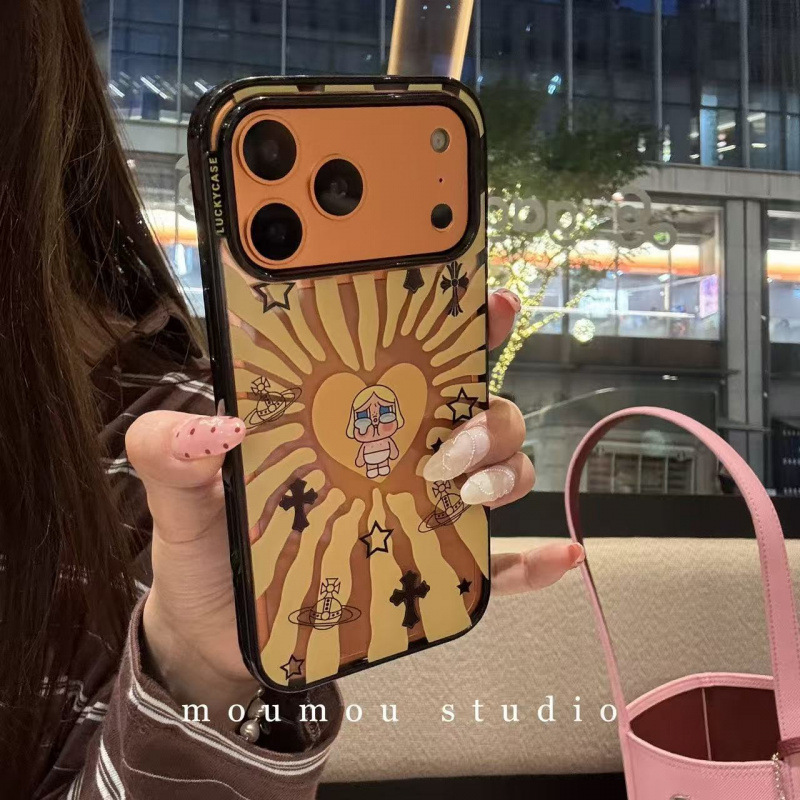可爱卡通十字架哭娃适用iPhone17promax苹果16手机壳15新款14防摔|undefined