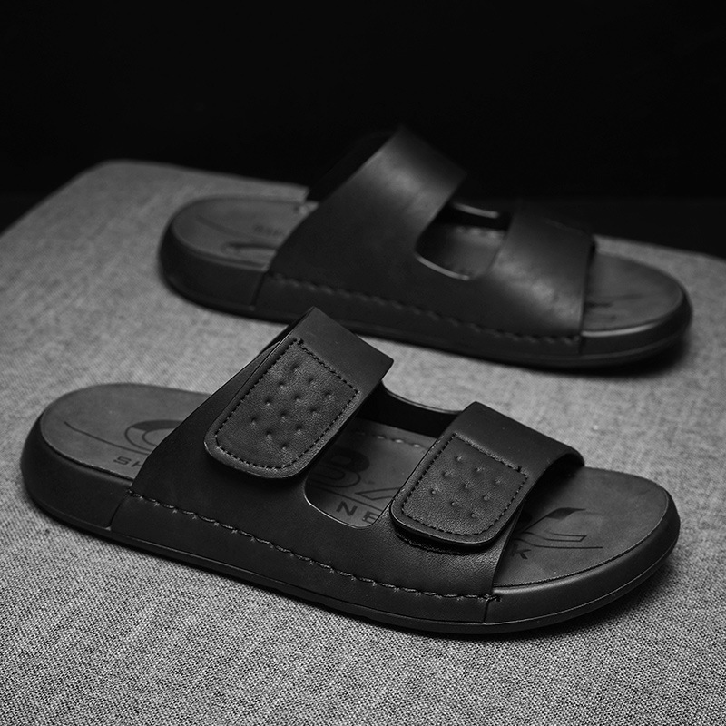 Sandalias para hombre verano nuevo estilo transpirable conducción exterior deportes ocio zapatos de playa antideslizantes resistentes al desgaste zapatillas ligeras y cómodas