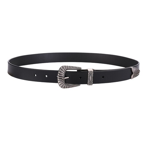 New Arrival European & American Style Genuine Leather Belt for Women: Vintage, Versatile, and Decorative — Two-Layer Cowhide Design with Pin-Clasp, Perfect for Casual Denim Pants