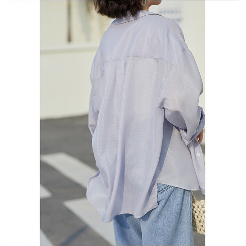 Sparkling Mercerized Sunscreen Shirt, How Are Sun Protection Is Not Too Much! Lightweight and Breathable 2025 Spring and Summer