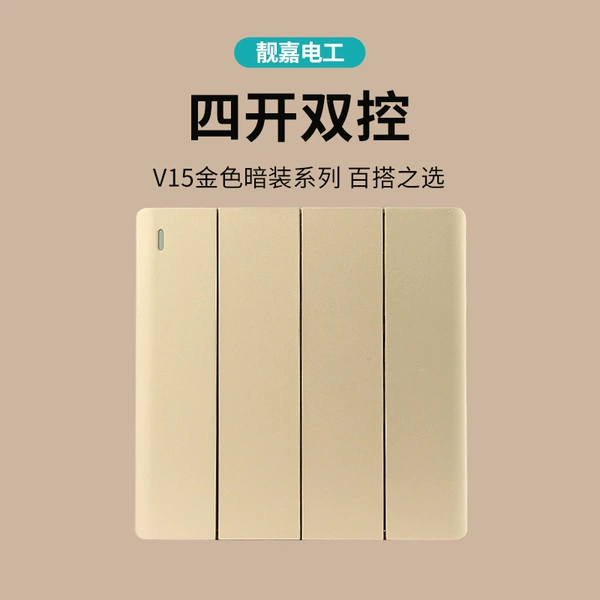 V15 Four Open dual control switch