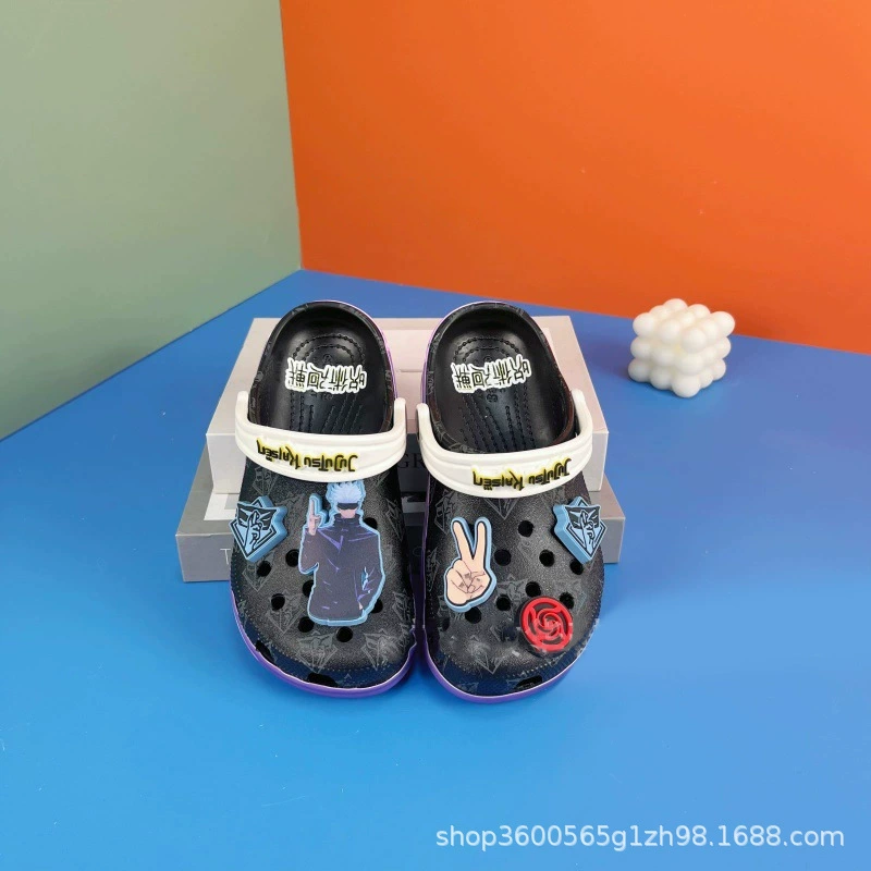 Состыкованные кросс Croc Shoes для мальчиков, девочек и детей персонализированный модный DIY пляжная обувь удобные сандалии садовая обувь