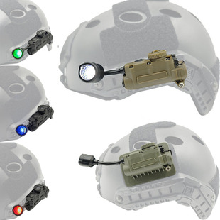 Rattlesnake Multi-Purpose Tactical Helmet Light Red, Green, Blue Light White Light Ir Identification Signal Outdoor Survival Light