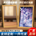 星穹铁道系列飞霄流萤砂金知更鸟镜子床头小夜灯礼物