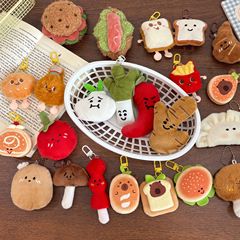 小さなギフトケータリングイベント卸売露店かわいい食品ぬいぐるみペンダント装飾人形バックパックバッグキーホルダー
