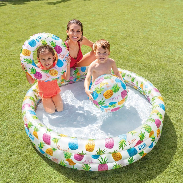 Piscina Inflable de PVC para Bebés, Juguete Infantil de Verano, Divertida y Suave