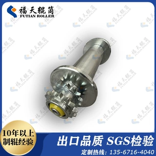 物流输送多锲带不锈钢滚筒皮带机传动力滚筒流水线单双排链轮滚筒