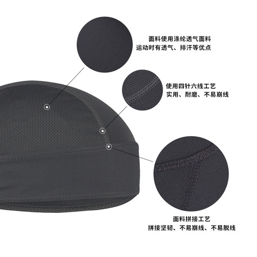 Summer riding pirate hat quick-drying outdoor sports turban moisture-wicking breathable sun protection turban hat cycling cap