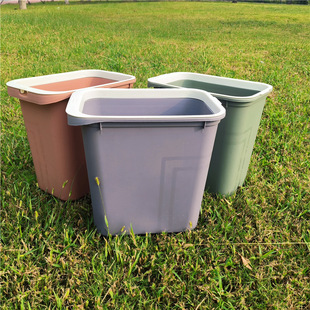 Trash can toilet toilet trash can with pressure ring trash basket paper basket household simple square trash can