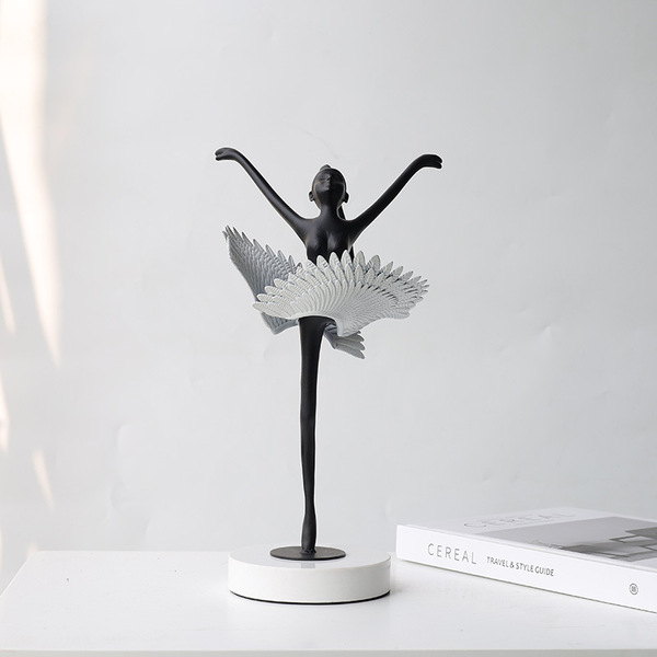 Modern light luxury metallic girl ballet craft gifts