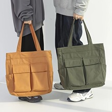 D 93022 Fashionable Canvas Tote Bag for Women Men ʱ�з�����