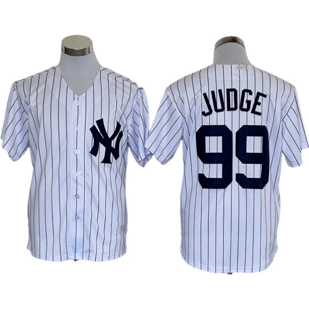 Бейсбольная майка Yankees 99JUDGE, форма New York Yankees, MLB бейсбольная куртка