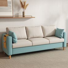 沙发客厅小户型卧室公寓出租房经济型服装店双三人布艺沙发批发