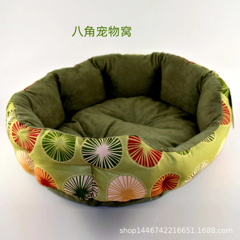 Будка для домашних животных, будка для кошек, коврик для собак, восьмиугольная хлопковая будка, будка для маленьких и средних собак, принадлежности для одеял Teddy VIP, теплая и удобная зима