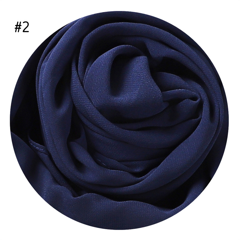 Women's Fashion Solid Color Rayon Cotton Linen Scarves display picture 2