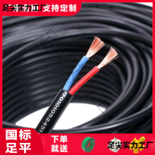 國標電線軟線家用RVV電纜線護套線2/3芯充電電源線1.5/4/6/10平方