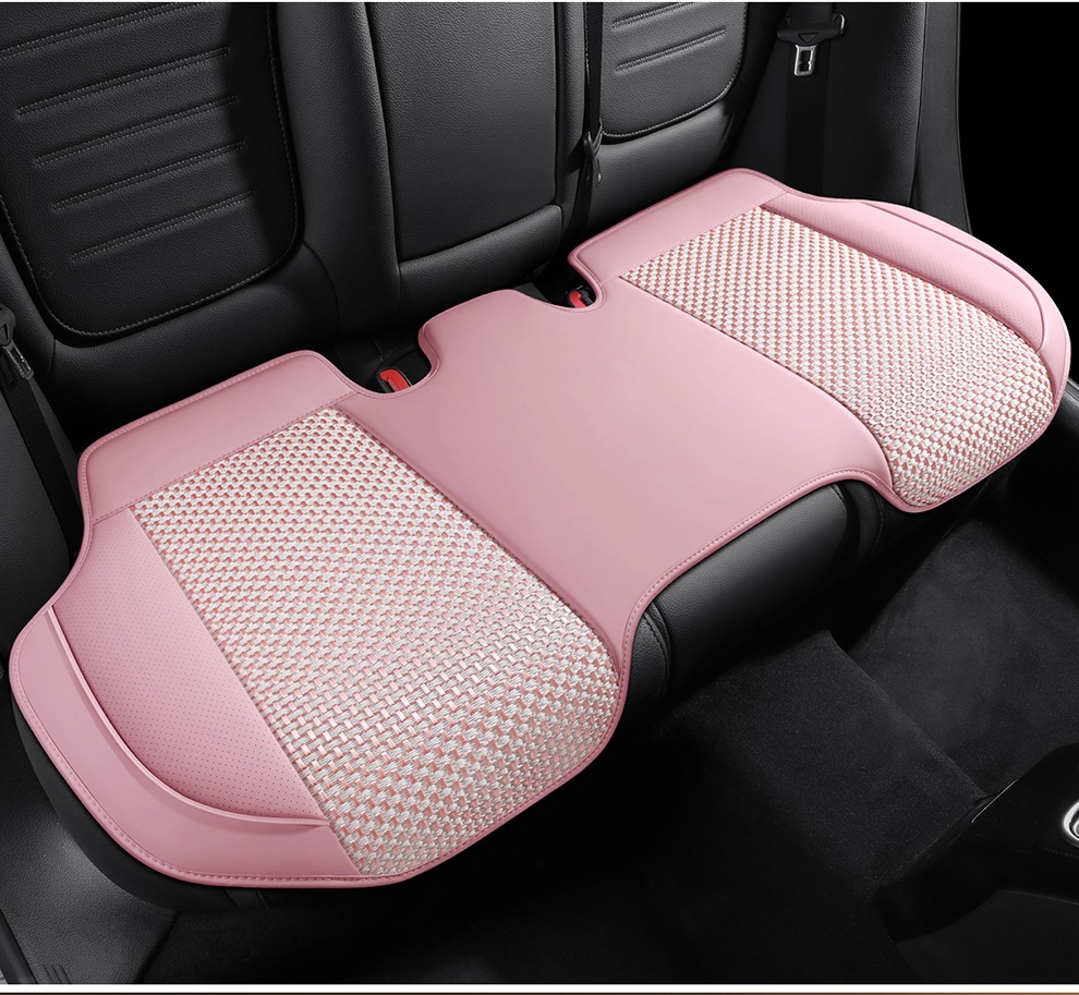 Directly from the manufacturer, breathable leather combined with ice silk, three-dimensional comfort, soft, suitable for all seasons, durable, dirt-resistant, universal car seat cover