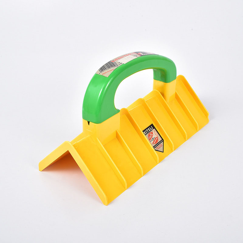 Extrador de ángulo Yin y Yang ángulo paleta masilla raspador herramienta paleta construcción herramienta de plástico Yin y Yang ángulo paleta