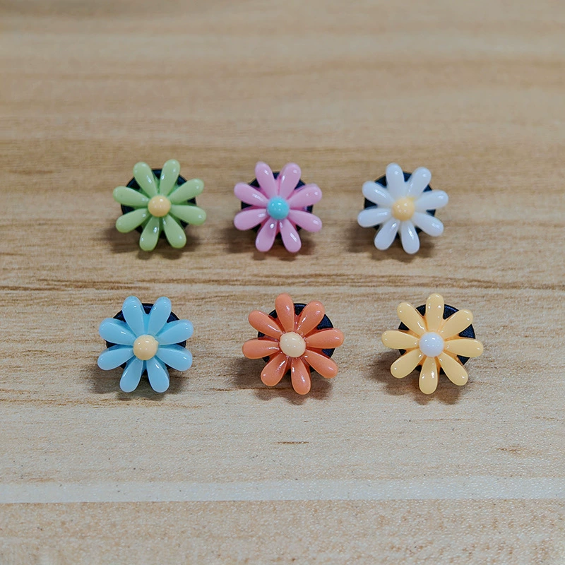 Трансграничные аксессуары из смолы diy красочные маленькие цветы детская обувь украшения пуговицы свежий Hyuna кроссовки шнурки аксессуары