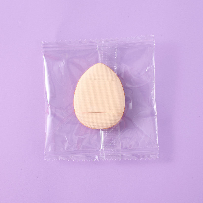 Mini pulgar, cojín, soplo de polvo, esponja de maquillaje, golpe de dedo, base líquida seca y húmeda, no coma polvo, soplo de punta