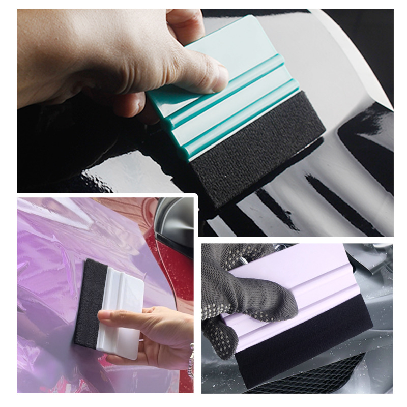 Espátula plástica para instalación de vinilo automotriz