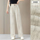 2025 Summer New Style Dosing Ice Silk Straight Pants Women's Slimming plus size Fashion High Waist Loose All-match Casual Pants