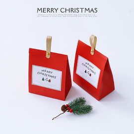 圣诞礼盒空盒礼品伴手礼手提袋迷你小糖果儿童节礼物零食饼干包装