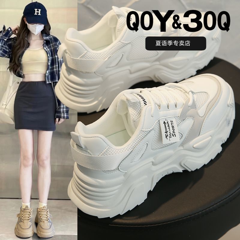 Zapatos deportivos de primavera y otoño nuevos zapatos deportivos de estilo nacional transpirables de estudiantes de estilo de mujer