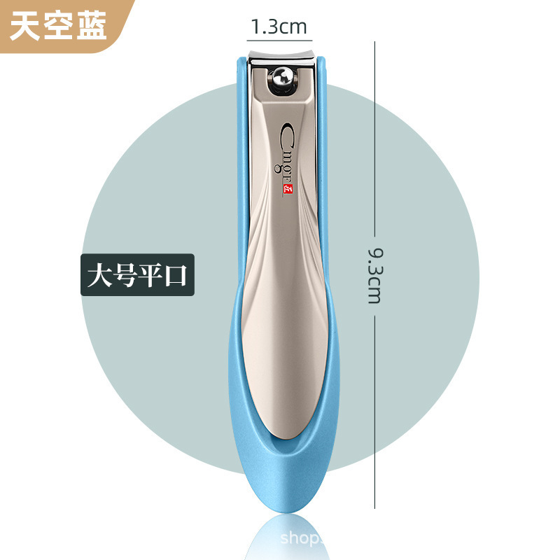Herramientas de manicuría caseras tijeras anti-splashing abrazadera de bisagra única piel Amazon nuevo cortador de uñas cortador de uñas dormitorio