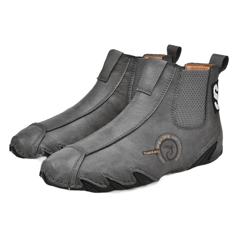 Amazon Otoño e Invierno nueva transfronteriza más tamaño Chelsea casual Martin botas venta caliente algodón cálido zapatos de los hombres