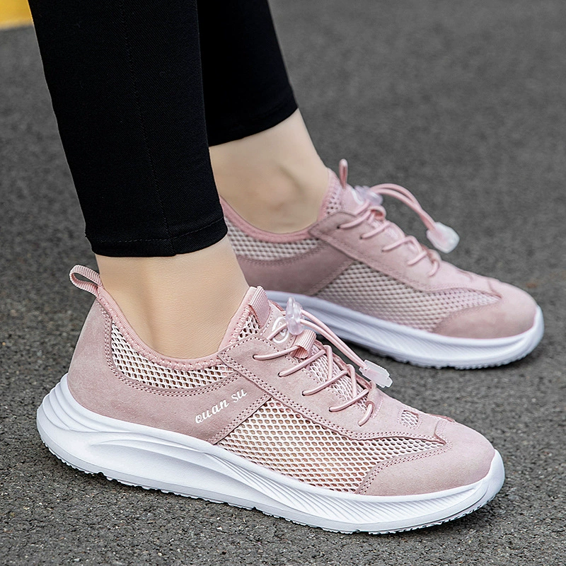 2023 летние новые полые прозрачные туфли для мам прогулочная обувь для пожилых людей женская обувь легко носить и снимать легкую удобную обувь