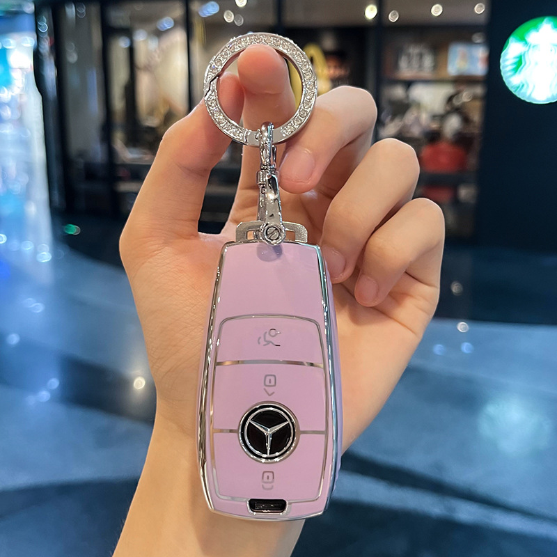 스타일 B [보라색 키 세트 + 다이아몬드 반지]