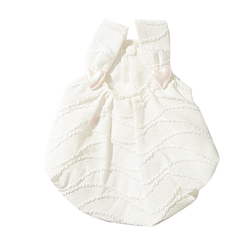 Perro primavera y verano princesa dama Jacquard cabbajo vestido de brotes de flores pequeño perro gato falda ropa de mascotas