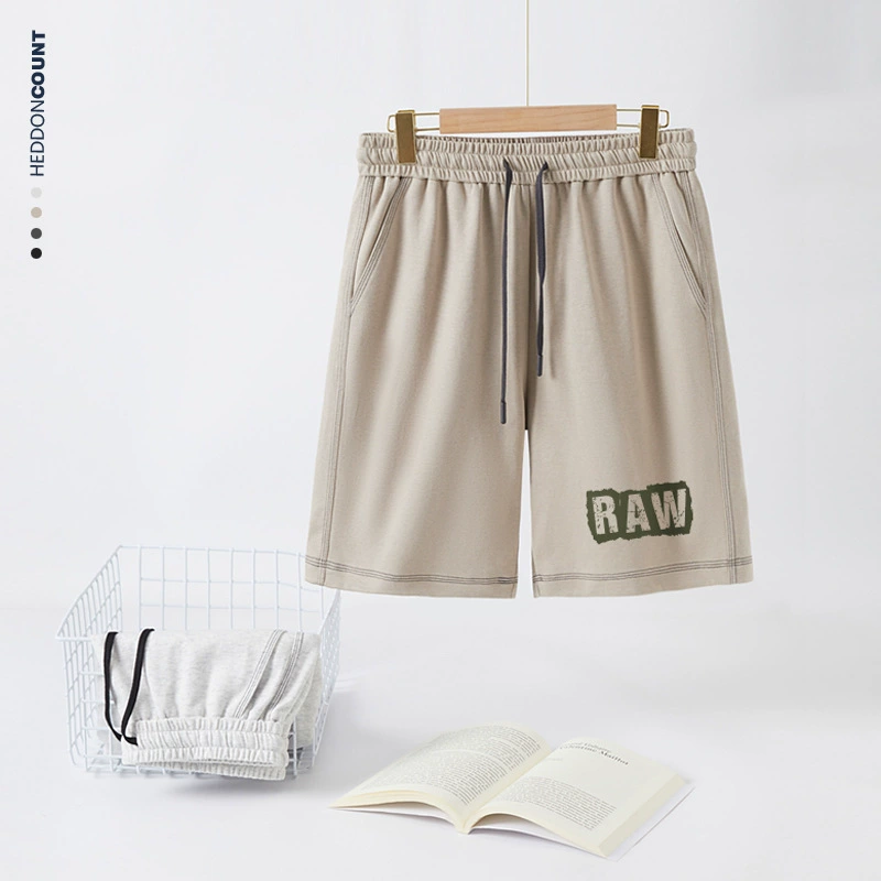 Шорты марки Tide для мужчин 2025 лето новые брюки свободные принты алфавита повседневные спортивные пятиборочные брюки оптом