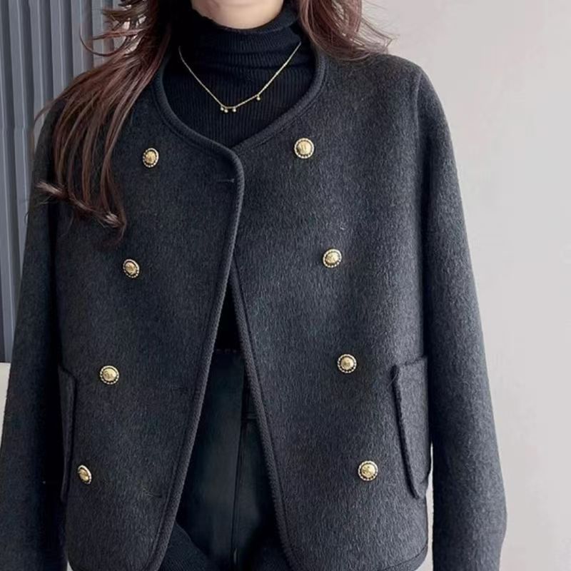 Woolen double-sided fashionable jacket