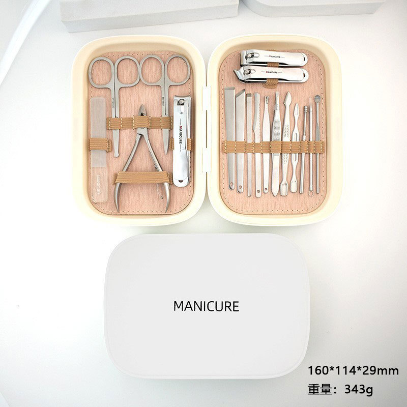 Spot cortaúñas juego de cortaúñas manicura kit de manicura juego completo de cortaúñas fabricante de tijeras para la piel muerta de acero inoxidable