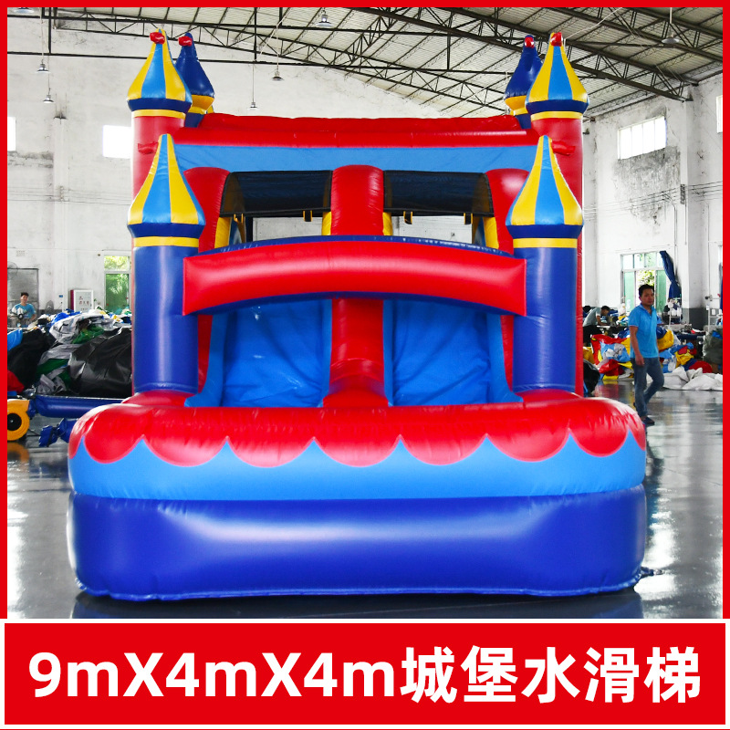 Castillo infláble para niños juguete equipo de juego Fuerte travieso interior y exterior gran cama de salto alto deslizante ensamblaje inflable
