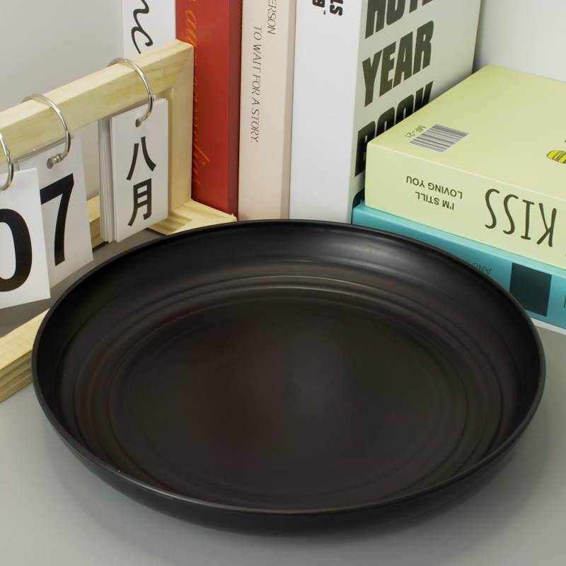 Amazon plato de comida negro tazón de sopa taza cuchillo tenedor cuchara vajilla juego de paja de trigo juego de regalo de campamento al por mayor